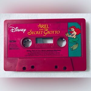 Disney Ariel Red Vintage Cassette Tape